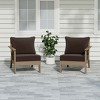WestinTrends Avalon Outdoor Patio HDPE Sectional Sofa with Patio Cushions - 2 of 4