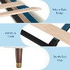 Upholstered Platform Bed Frame with Fabric Headboard, Wooden and Metal Slat Support, Non-Slip, Noise-Free Design, No Box Spring Needed. - 4 of 4
