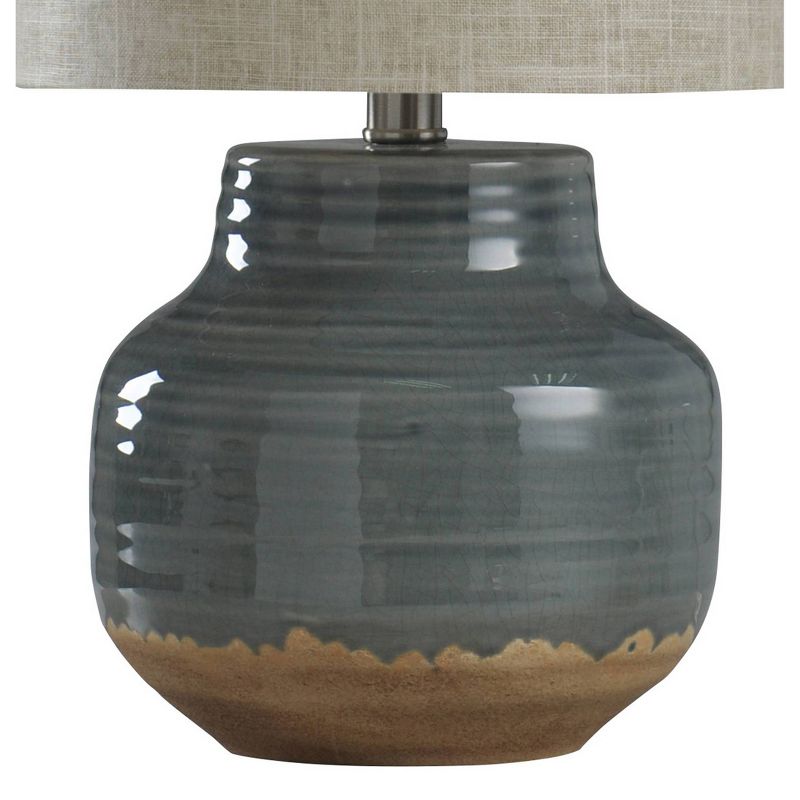 Prova Ceramic Table Lamp Gray Finish - StyleCraft, 4 of 14