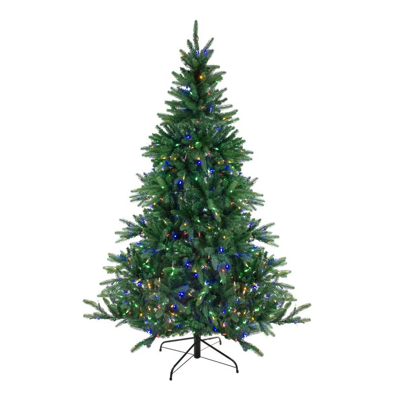 Northlight 12' Pre-Lit LED Instant Connect Noble Fir Artificial Christmas Tree - Dual Lights, 3 of 7