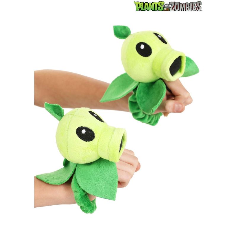 HalloweenCostumes.com One Size Fits Most  Plants Vs Zombies Threepeater Gloves., Black/Green/Green, 3 of 4