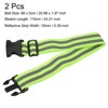 Unique Bargains Reflective Belt Bands Strip High Visibility Reflective Gear Blue 2 Pack - 2 of 4