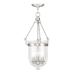 Livex Lighting Jefferson 3 - Light Chandelier in  Brushed Nickel - 1 of 1