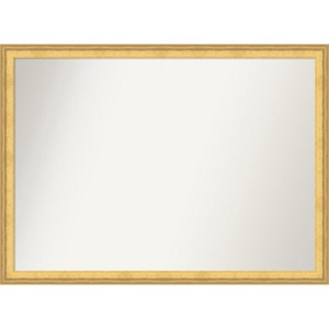 Amanti Art Owen Gold Non-Beveled Wood Framed Bathroom Vanity Wall Mirror - 1 of 4
