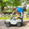 Aosom Kids Ride-on Car, Off-Road Truck with MP3 Connection, Working Horn, Steering Wheel, and Remote Control, 12V Motor, Black - 3 of 4