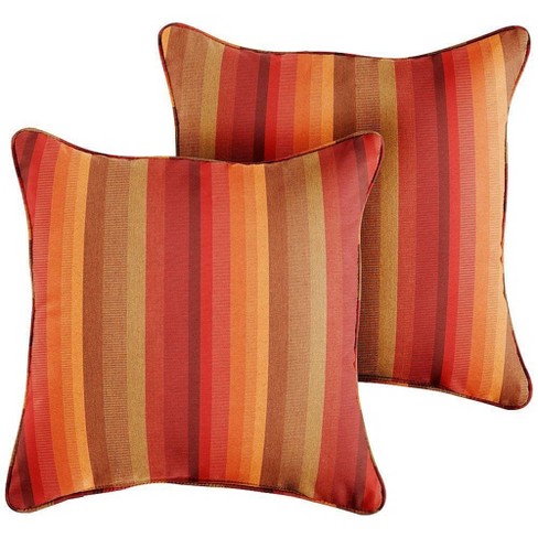 Sunbrella 2pk Outdoor Throw Pillows Astoria Sunset : Target