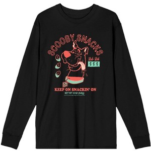 Scooby-Doo Keep On Snackin' Adult Long Sleeve Tee - 1 of 2