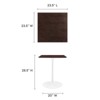 Modway Lippa 24 Square Dining Table - 4 of 4