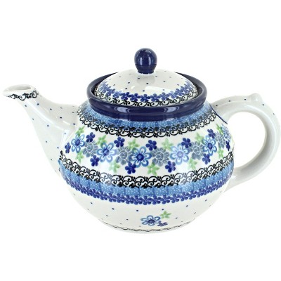 Blue Rose Polish Pottery Eliza Medium Teapot