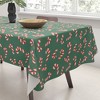 Lathe & Quill Candy Canes Green - Tablecloth Society6 - 3 of 3