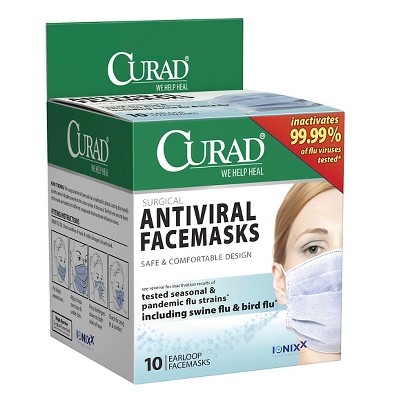 Download Curad Anti Viral Face Mask 10ct Target Inventory Checker Brickseek PSD Mockup Templates