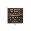 Slickblue Charcuterie Quote Wood Sign – Raised on Lunchables – 7x7 Funny Rustic Kitchen Décor, Multiple Color Options - 3 of 3