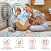 TROPOW Area Rug Low Pile Boho Vintage Area Rug Machine Washable Rug Non Slip Non Shedding Foldable Carpet for Living Room Bedroom Home Office - 4 of 4