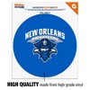 The University of New Orleans Primary Logo Automotive Car Window Locker Circle Bumper Sticker - 3 of 4
