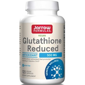 Jarrow Formulas, Inc. Vegan Glutathione Reduced 500 mg 120 Veg Caps - 1 of 4