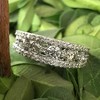 Pompeii3 1 5/8ct Diamond Wedding Ring 7.5mm Wide 14k White Gold - 3 of 4