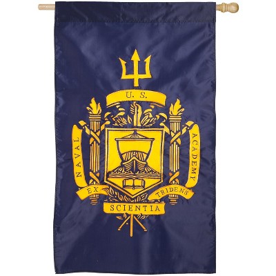 Evergreen Applique Flag, Reg, US Naval Academy