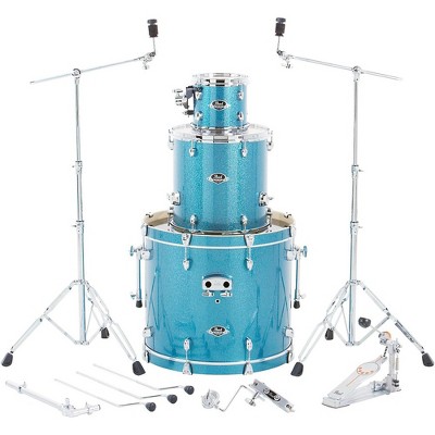 Pearl Export Double Bass Add-on Pack Aqua Blue Glitter