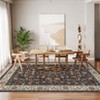 Coolmee Washable Runner Rug Kitchen Rugs and Mats Non Skid Washable Waterproof Carpet Runner for Living Room Bedroom Bathroom Navy Blue - 3 of 4