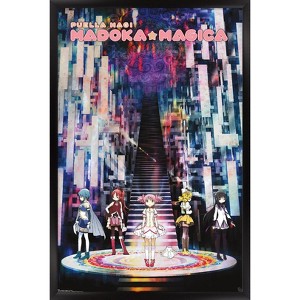 Trends International Puella Magi Madoka Magica Framed Wall Poster Prints - 1 of 4