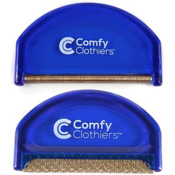 Comfy Clothiers Cashmere & Wool Comb for De-Pilling Sweaters & Clothing, Removes Pills, Fuzz and Lint from Garments, Blue