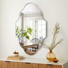 Beautyolove 23 in. W x 37 in. H Scalloped Silver Decorative Wall Mirror - 3 of 4
