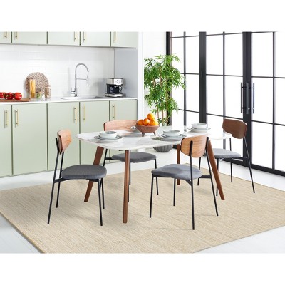 Montauk Beige Hand Woven Cotton Area Rug 5' x 8'