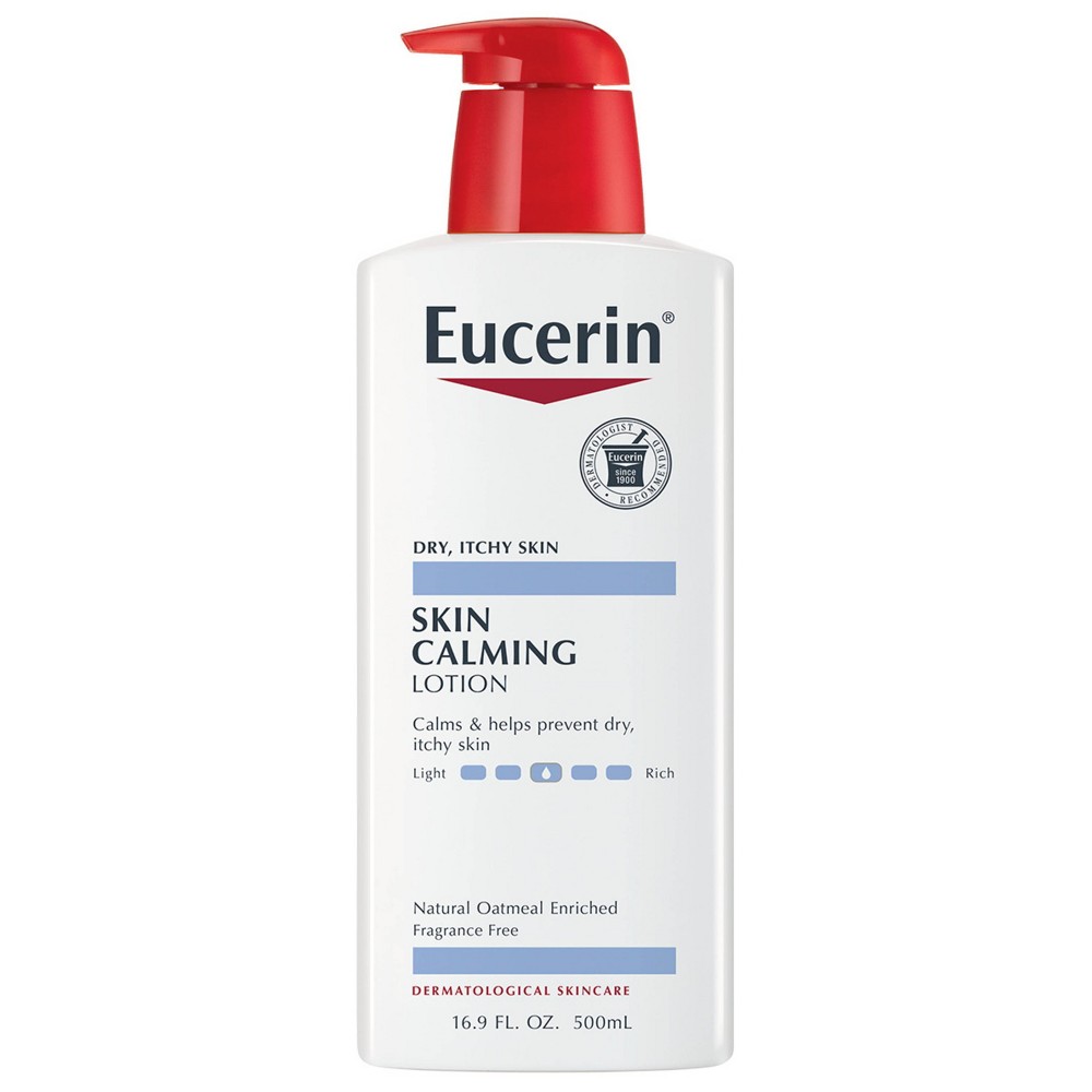 Photos - Cream / Lotion Eucerin Skin Calming Body Lotion for Dry and Itchy Skin Unscented - 16.9 f 