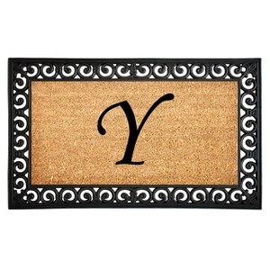 Calloway Mills 104132436Y Gabriel Monogram Doormat 24 In. x 36 In. (Letter Y) - 1 of 1
