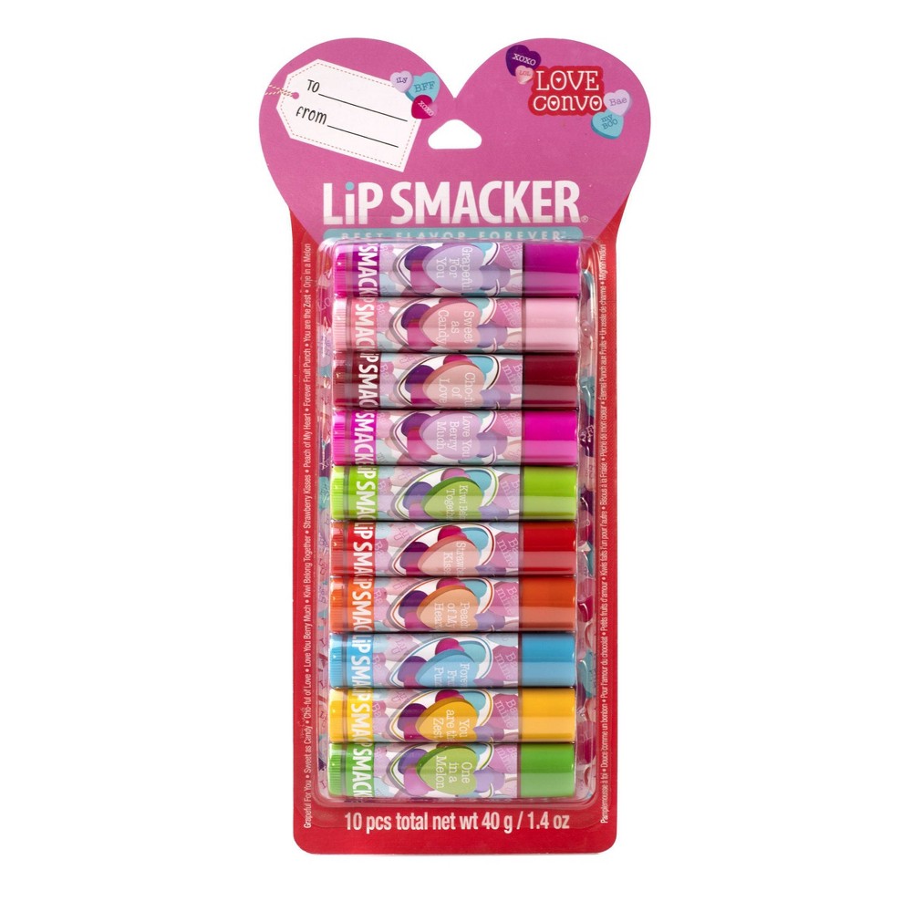 Lip Smacker Lip Makeup Party Pack - Love Convo - 10pc - 1.4oz