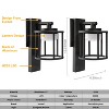 DOMETOUR Outdoor Wall Light/ Path Light Aluminum LED Wall Light - 2 of 4