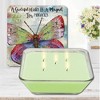 Courtside Market A Grateful Heart Butterfly  3-in-1 20 oz Soy Wax Candle with Decorative Art Lid - 3 of 4