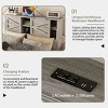 Streamdale Rustic Full Size Farmhouse Bed with Charging Station - 3 of 4