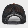 Men's 5 Panel Mesh Back Sun Art Baseball Hat - Goodfellow & Co™ Brown - 3 of 4