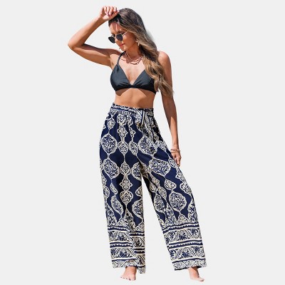 Boho Chic Wide Leg Palazzo Pants - Cupshe