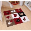 Sorbus Kids Interlocking Puzzle Carpet Mat, Includes 9 Interlocking Tile Pieces - 3 of 4