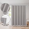 Americanflat 71x71 Woven Linen Shower Curtain with Tassel Accents - Includes 12 Grommets and Hooks - 100% Polyester - 4 of 4