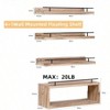 Bathroom Floating Shelves Over Toilet Paper Holder Farmhouse Wood Living Room Bedroom Kitchen Wall Decor 4 - 2 of 4