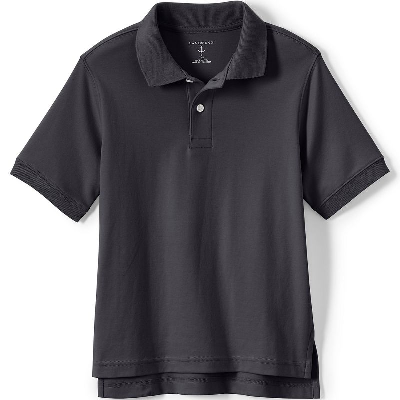 Lands' End School Uniform Kids Short Sleeve Interlock Polo Shirt, 1 of 6