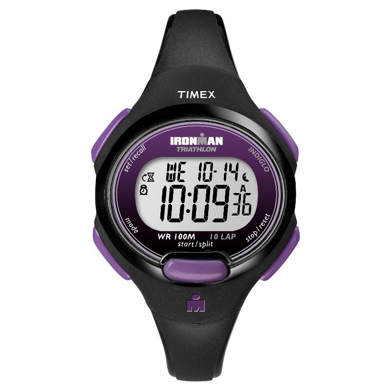 Women&#39;s Timex Ironman Essential 10 Lap Digital Watch - Black T5K523JT, 1 of 4