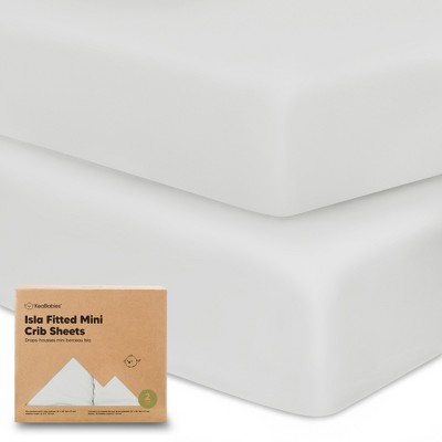 Keababies 2-pack Isla Mini Crib Sheets, Pack And Play Sheets Fitted ...