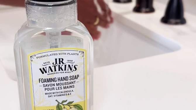 J.R. Watkins Lemon Foaming Hand Soap - 9 fl oz, 6 of 7, play video