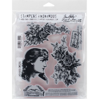 Tim Holtz Cling Stamps 7"X8.5"