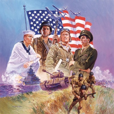 Sunsout The Armed Forces 500 pc   Jigsaw Puzzle 67112