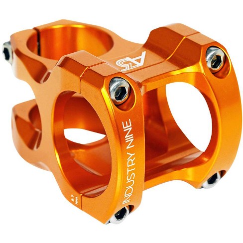 Industry Nine A318 Stem - 50mm, 31.8mm Clamp, +/-4.4, 1 1/8", Aluminum,  Orange : Target