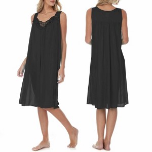 Ezi Satin Nightgown for Women - 1 of 4
