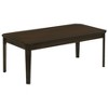 3pc Amaro Wood Coffee Table Set Dark Brown - Coaster: Modern Living Room Furniture, Beveled Edges - image 3 of 4