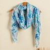 Design Imports Flora Scarf - Blue - 3 of 4