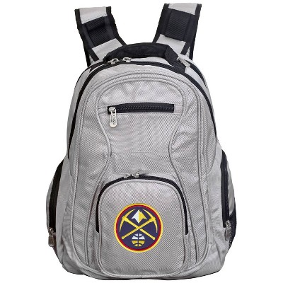  NBA Denver Nuggets Gray Laptop Backpack 