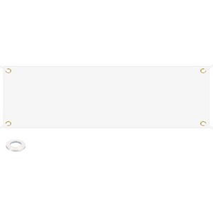 Unique Bargains Polyester Decorate DIY Blank Banners Signs with Hanging Rope - 1 of 4